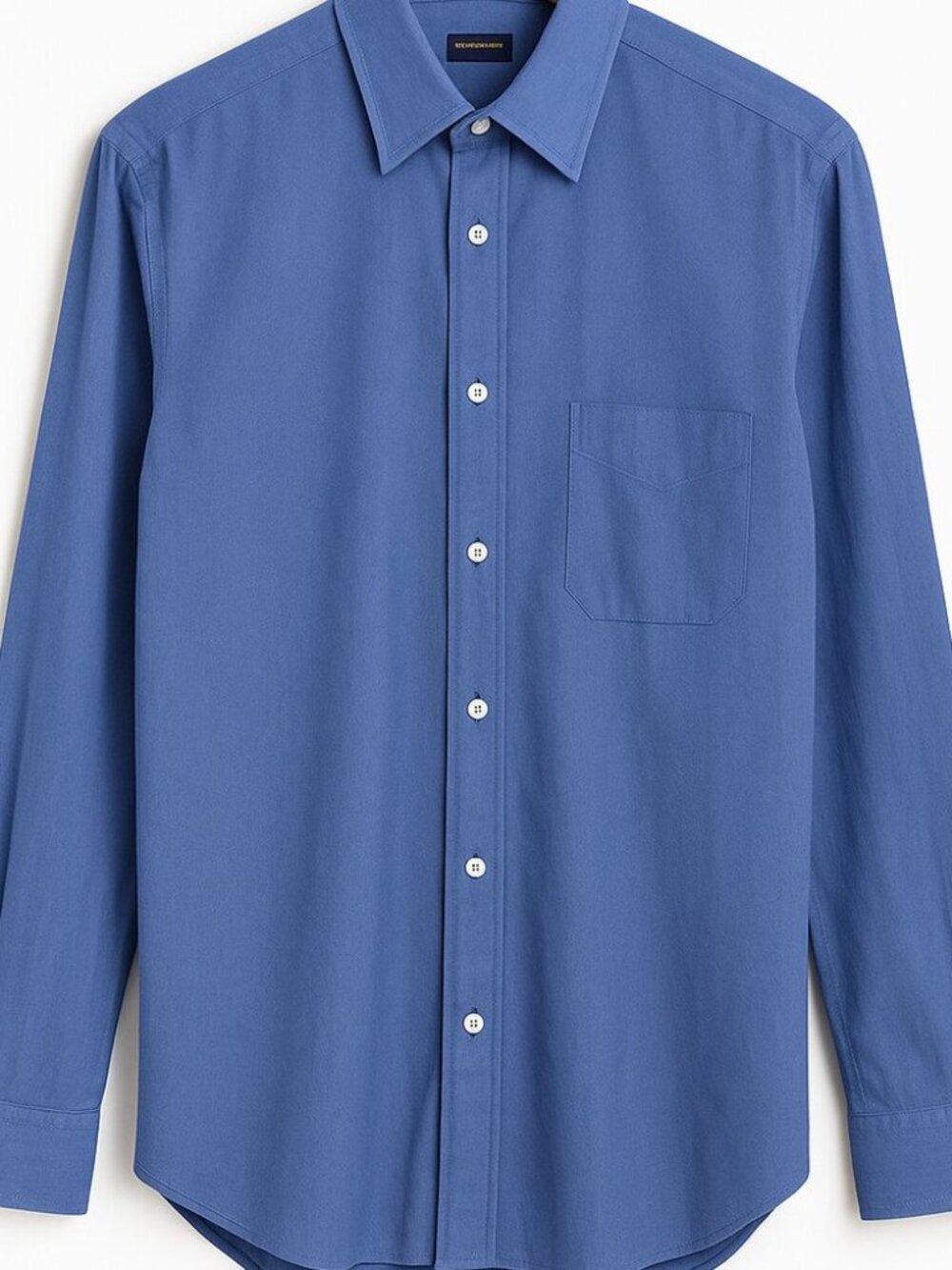 Fendi Men’s Blue Long Sleeve Dress Shirt – Size 16.5 (Large) – 100% Cotton